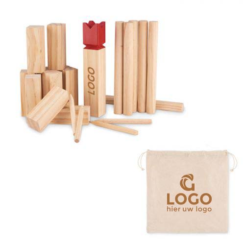 Kubb van dennenhout | Eco geschenk